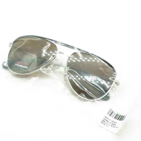 💯 NEW CARRERA 209/S 84JSP PALLADIUM BLACK POLARIZED SUNGLASSES - Picture 9 of 9